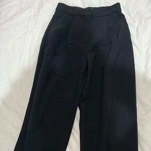 Curve Love A&F Sloane Tailored Wide Leg Pant